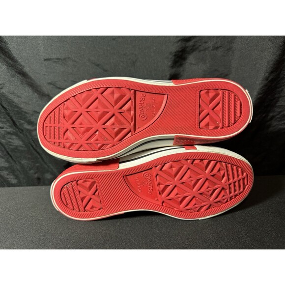 Converse Chuck Taylor All Star High Double Logo Blue Men 5 Women 7 Shoes - Picture 6 of 10